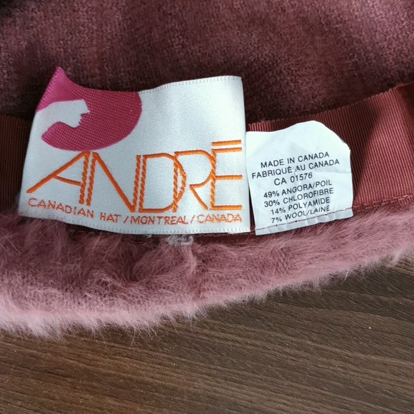 Vintage Pink fur fedora - Picture 3 of 4